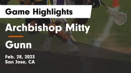 Archbishop Mitty  vs Gunn  Game Highlights - Feb. 28, 2023