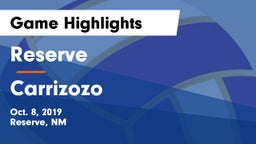 Reserve  vs Carrizozo Game Highlights - Oct. 8, 2019