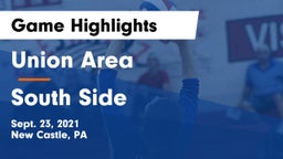 Union Area  vs South Side Game Highlights - Sept. 23, 2021