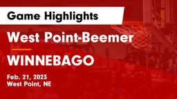 West Point-Beemer  vs WINNEBAGO Game Highlights - Feb. 21, 2023