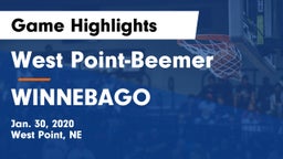 West Point-Beemer  vs WINNEBAGO Game Highlights - Jan. 30, 2020