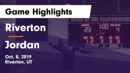 Riverton  vs Jordan  Game Highlights - Oct. 8, 2019