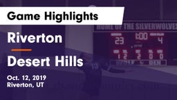 Riverton  vs Desert Hills  Game Highlights - Oct. 12, 2019