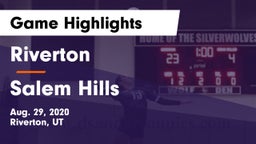 Riverton  vs Salem Hills  Game Highlights - Aug. 29, 2020