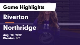 Riverton  vs Northridge  Game Highlights - Aug. 20, 2022