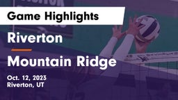 Riverton  vs Mountain Ridge  Game Highlights - Oct. 12, 2023