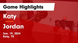 Katy  vs Jordan  Game Highlights - Jan. 19, 2024