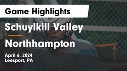 Schuylkill Valley  vs Northhampton Game Highlights - April 6, 2024