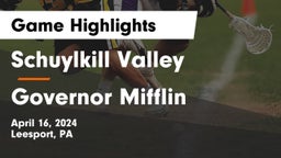 Schuylkill Valley  vs Governor Mifflin   Game Highlights - April 16, 2024