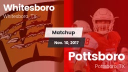 Matchup: Whitesboro High vs. Pottsboro  2017