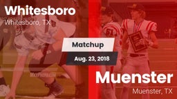 Matchup: Whitesboro High vs. Muenster  2018