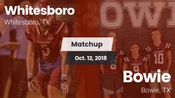 Matchup: Whitesboro High vs. Bowie  2018