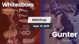 Matchup: Whitesboro High vs. Gunter  2019