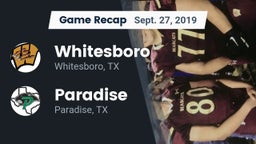 Recap: Whitesboro  vs. Paradise  2019