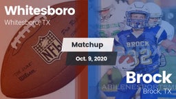 Matchup: Whitesboro High vs. Brock  2020