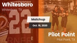 Matchup: Whitesboro High vs. Pilot Point  2020