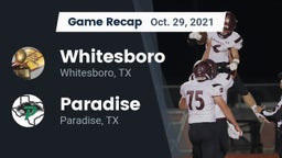Recap: Whitesboro  vs. Paradise  2021