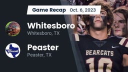 Recap: Whitesboro  vs. Peaster  2023