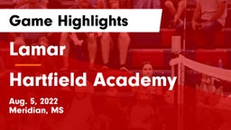 Lamar  vs Hartfield Academy  Game Highlights - Aug. 5, 2022
