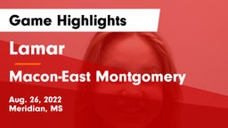 Lamar  vs Macon-East Montgomery  Game Highlights - Aug. 26, 2022