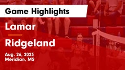 Lamar  vs Ridgeland  Game Highlights - Aug. 26, 2023