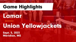 Lamar  vs Union Yellowjackets Game Highlights - Sept. 5, 2023