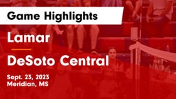 Lamar  vs DeSoto Central  Game Highlights - Sept. 23, 2023