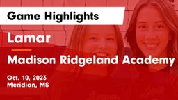 Lamar  vs Madison Ridgeland Academy Game Highlights - Oct. 10, 2023