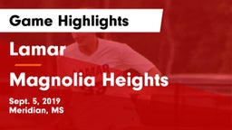 Lamar  vs Magnolia Heights Game Highlights - Sept. 5, 2019