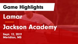 Lamar  vs Jackson Academy  Game Highlights - Sept. 12, 2019