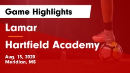 Lamar  vs Hartfield Academy  Game Highlights - Aug. 13, 2020