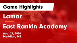 Lamar  vs East Rankin Academy  Game Highlights - Aug. 24, 2020