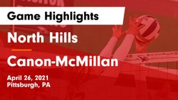 North Hills  vs Canon-McMillan  Game Highlights - April 26, 2021