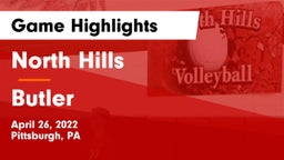 North Hills  vs Butler  Game Highlights - April 26, 2022