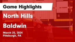 North Hills  vs Baldwin  Game Highlights - March 25, 2024