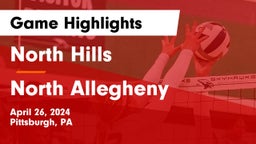 North Hills  vs North Allegheny  Game Highlights - April 26, 2024
