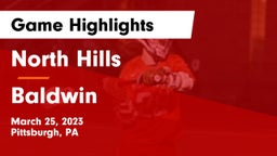 North Hills  vs Baldwin  Game Highlights - March 25, 2023