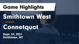 Smithtown West  vs Connetquot  Game Highlights - Sept. 24, 2021