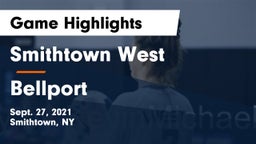 Smithtown West  vs Bellport  Game Highlights - Sept. 27, 2021