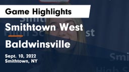 Smithtown West  vs Baldwinsville Game Highlights - Sept. 10, 2022