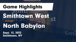 Smithtown West  vs North Babylon  Game Highlights - Sept. 12, 2022