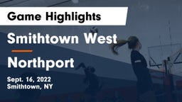 Smithtown West  vs Northport  Game Highlights - Sept. 16, 2022