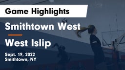 Smithtown West  vs West Islip  Game Highlights - Sept. 19, 2022
