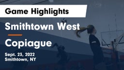 Smithtown West  vs Copiague  Game Highlights - Sept. 23, 2022