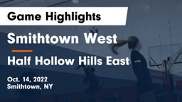 Smithtown West  vs Half Hollow Hills East Game Highlights - Oct. 14, 2022