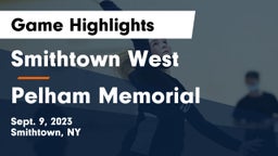 Smithtown West  vs Pelham Memorial  Game Highlights - Sept. 9, 2023