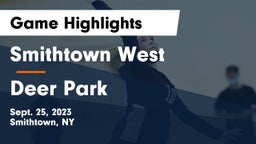 Smithtown West  vs Deer Park  Game Highlights - Sept. 25, 2023