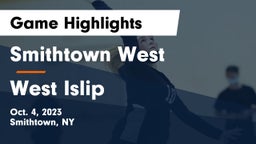 Smithtown West  vs West Islip  Game Highlights - Oct. 4, 2023