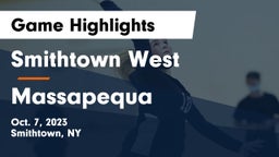 Smithtown West  vs Massapequa  Game Highlights - Oct. 7, 2023