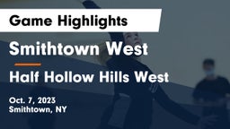 Smithtown West  vs Half Hollow Hills West  Game Highlights - Oct. 7, 2023